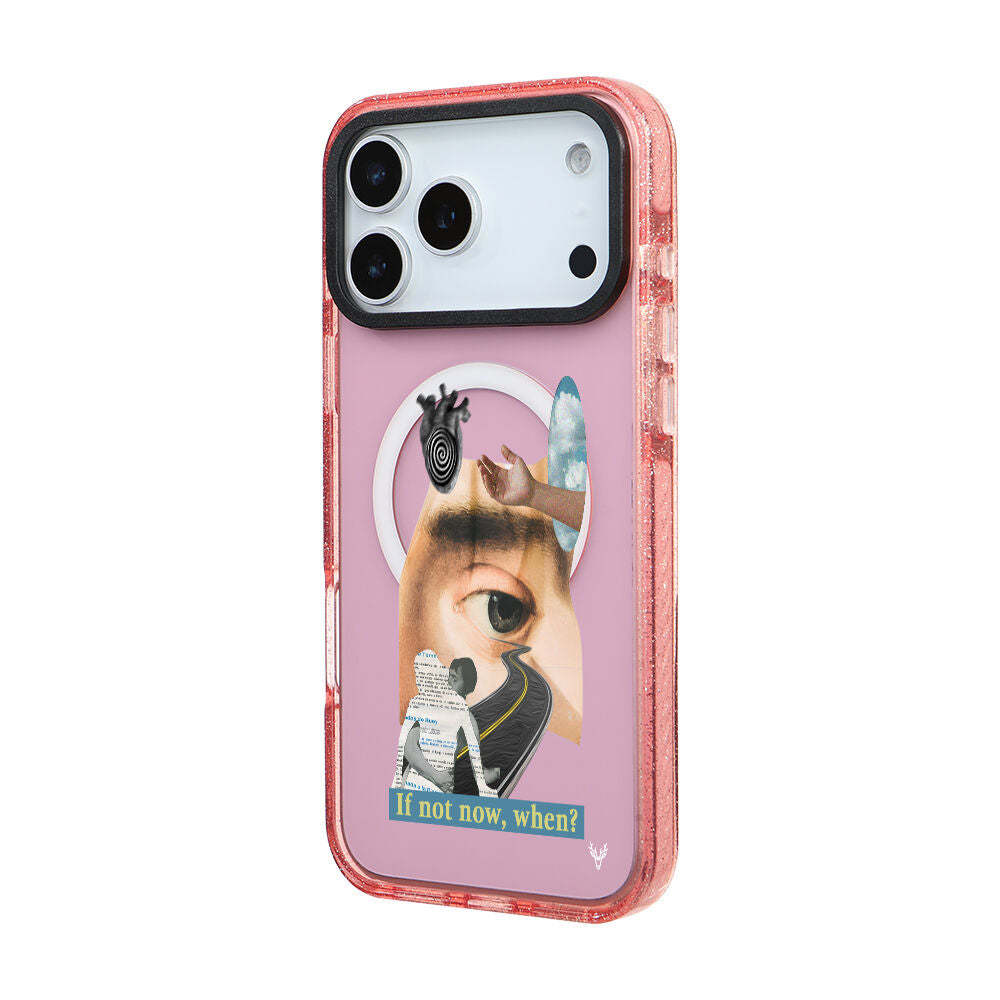 MagsafeliArtycaseSimliPembe