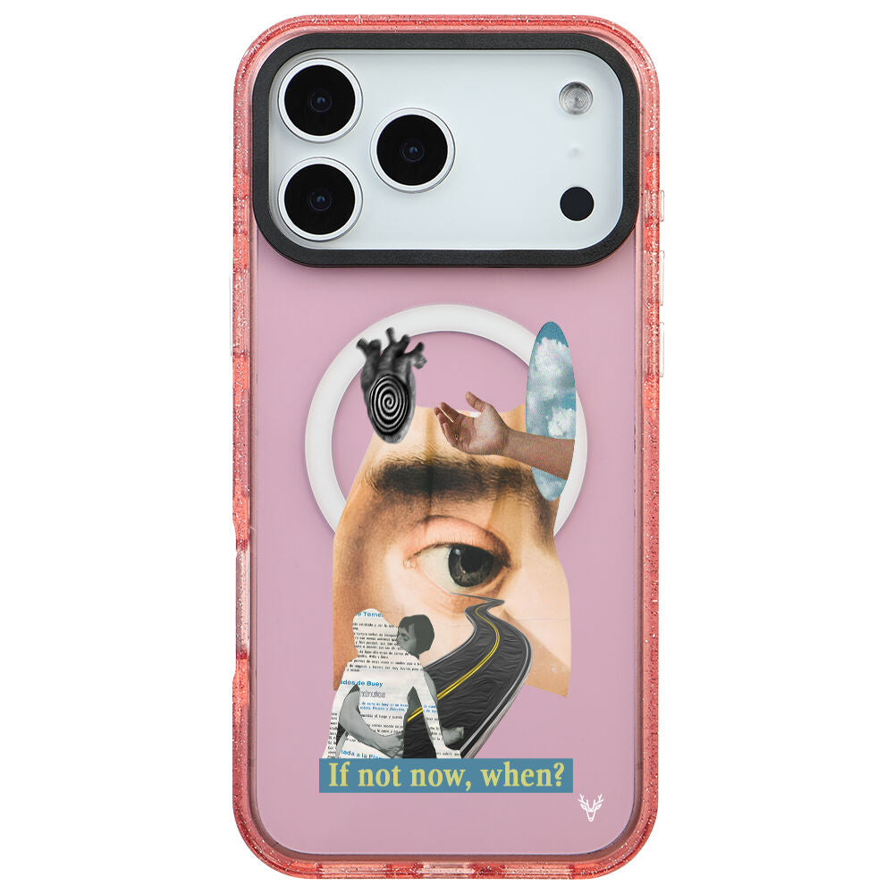 MagsafeliArtycaseSimliPembe