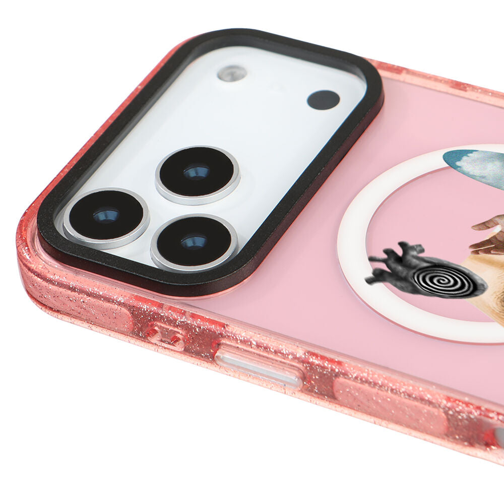 MagsafeliArtycaseSimliPembe