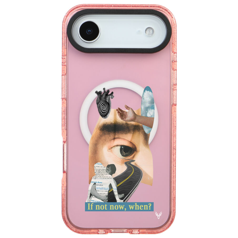 MagsafeliArtycaseSimliPembe