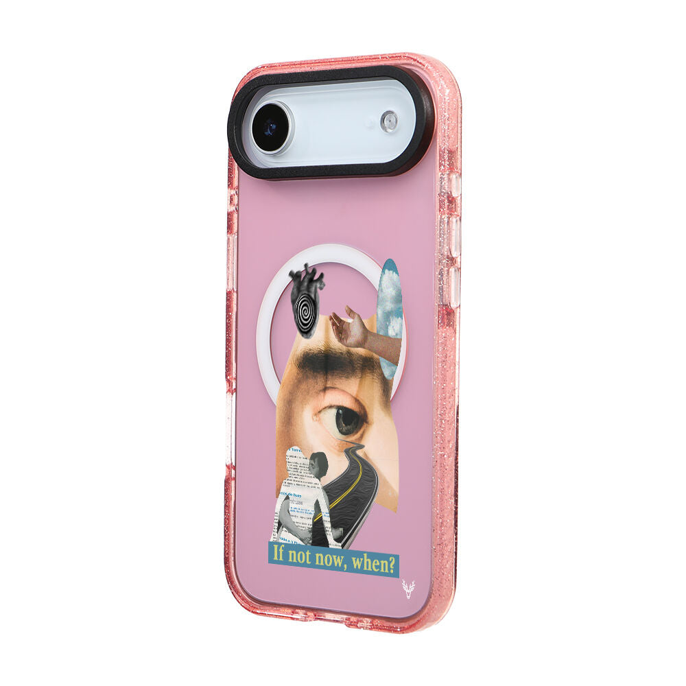 MagsafeliArtycaseSimliPembe