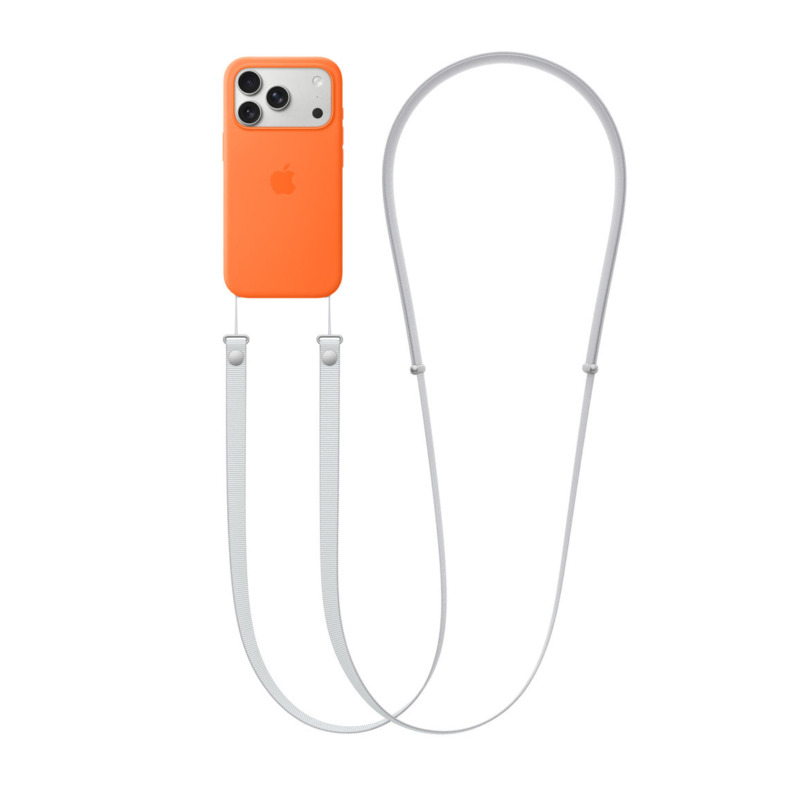 Apple Ultra Premium Çapraz Boyun Askılığı Açık Gri