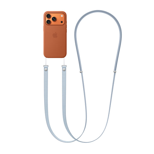 Apple Ultra Premium Çapraz Boyun Askılığı Açık Mavi