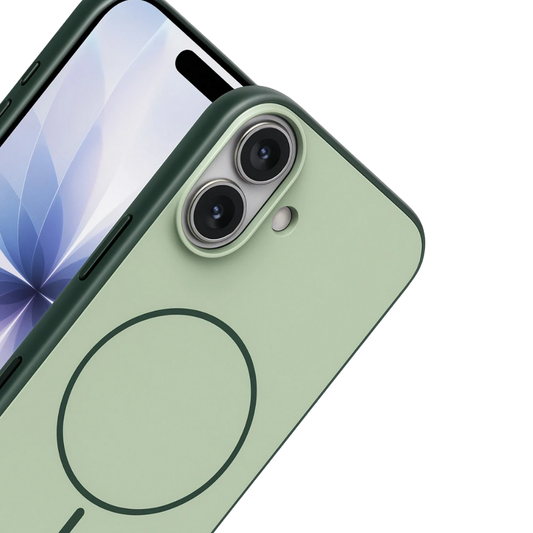 iPhone 16 Neva Magsafe Telefon Kılıfı Yeşil
