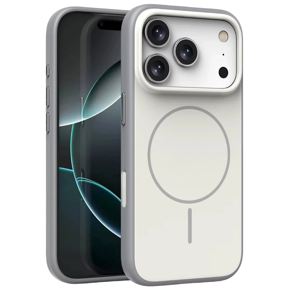 iPhone 17 Pro Neva Magsafe Telefon Kılıfı Gri