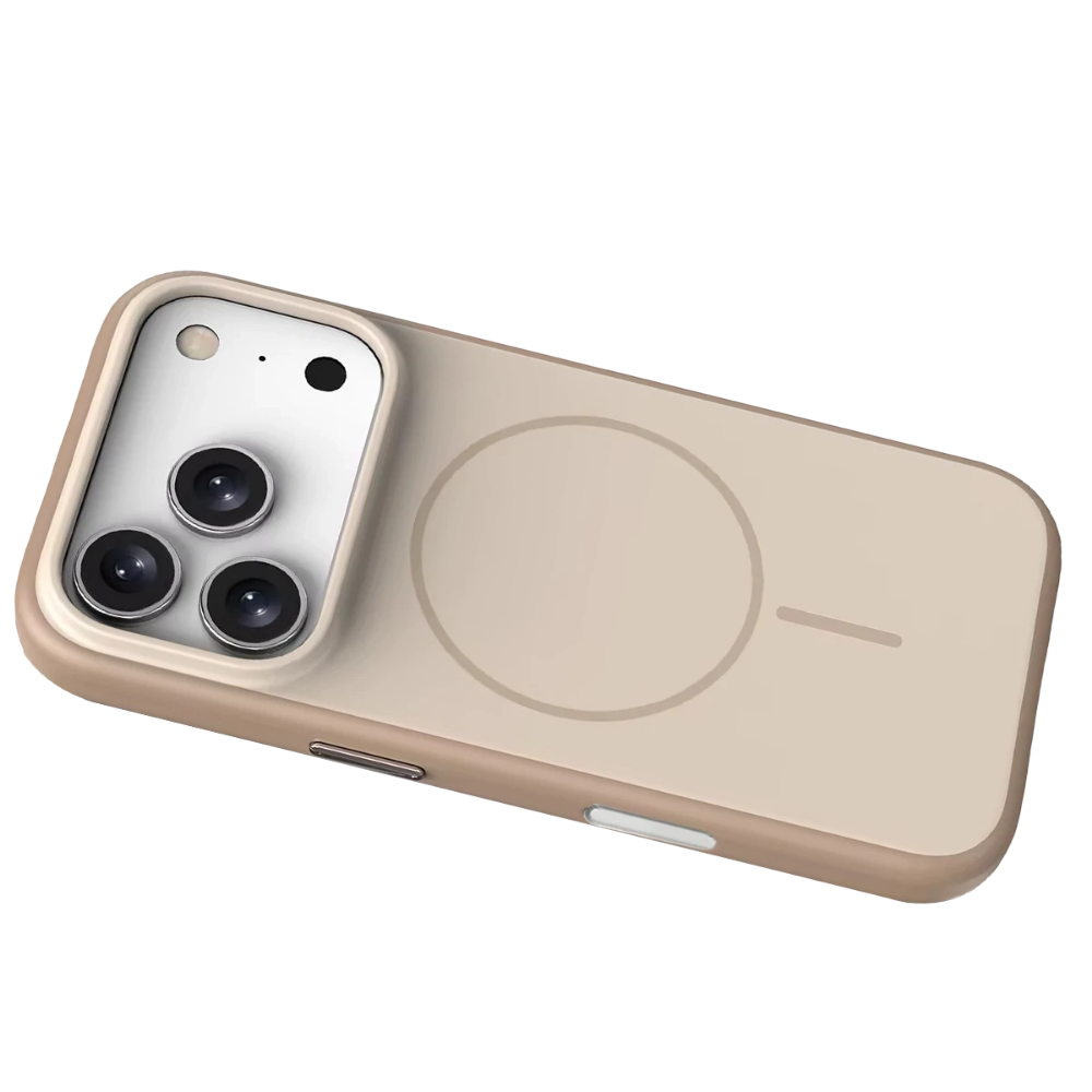 iPhone 17 Pro Neva Magsafe Telefon Kılıfı Krem