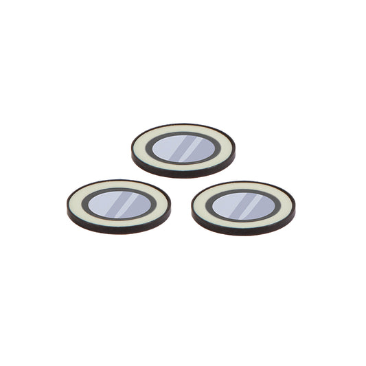iPhone Kamera Koruyucu Fosforlu Ring Beyaz