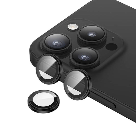 iPhone 16 Pro Kamera Koruyucu Ring Black