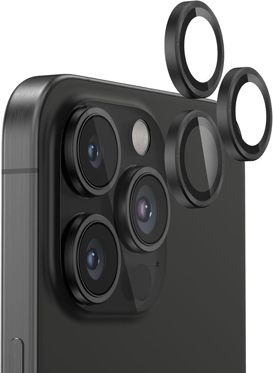 iPhone 16 Pro Kamera Koruyucu Ring Black