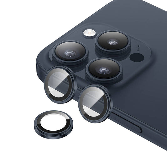 iPhone 15 Pro Max Kamera Koruyucu Ring Blue