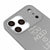iPhone 17 Pro All You Need Telefon Kılıfı - Renkli Silikon - Gri