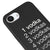 iPhone 17e Vodka Telefon Kılıfı - Renkli Silikon - Siyah