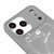 iPhone 17 Pro Altın Oran Telefon Kılıfı - Renkli Silikon - Gri
