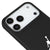 iPhone 17 Pro Smaç Telefon Kılıfı - Renkli Silikon - Siyah