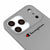 iPhone 17 Pro Max Şampiyon Telefon Kılıfı - Renkli Silikon - Gri