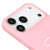 iPhone 17 Pro Heart Telefon Kılıfı - Renkli Silikon - Pembe