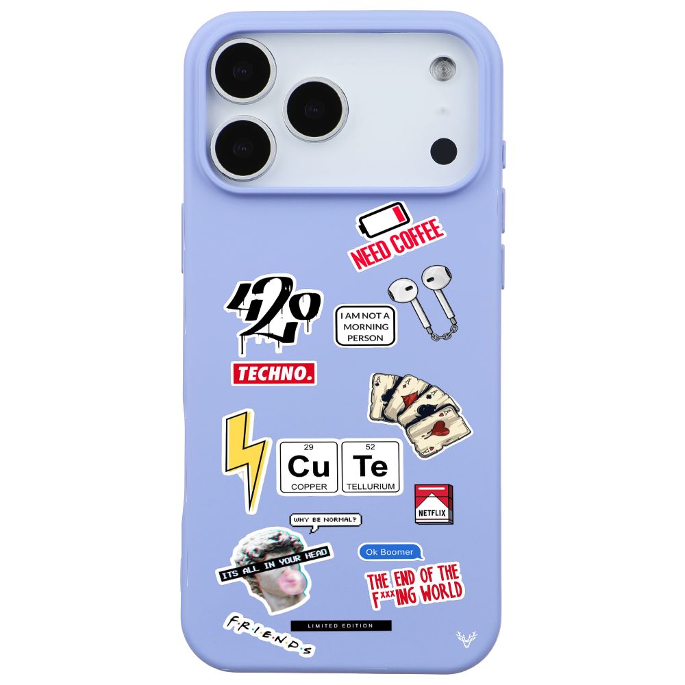 Renkli Silikon - Lila
