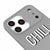 iPhone 17 Pro Chill Type Telefon Kılıfı - Renkli Silikon - Gri