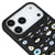 iPhone 17 Pro Evil Eye Telefon Kılıfı - Renkli Silikon - Siyah