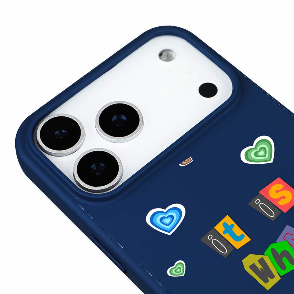 Renkli Silikon - Lacivert