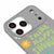 iPhone 17 Pro Max Think Happy Telefon Kılıfı - Renkli Silikon - Gri