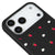 iPhone 17 Pro Daisy Strawberry Telefon Kılıfı - Renkli Silikon - Siyah