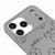 iPhone 17 Pro Max Poker Face Telefon Kılıfı - Renkli Silikon - Gri
