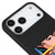 iPhone 17 Pro Max Cartoon Girls Telefon Kılıfı - Renkli Silikon - Siyah
