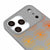 iPhone 17 Pro Göz Göz Telefon Kılıfı - Renkli Silikon - Gri