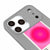 iPhone 17 Pro Max Gossip Luck Telefon Kılıfı - Renkli Silikon - Gri