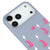 iPhone 17 Pro Max Pink Leopar Telefon Kılıfı - Renkli Silikon - Gri