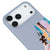 iPhone 17 Pro Max Colorful Paint Telefon Kılıfı - Renkli Silikon - Gri