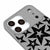 iPhone 17 Pro Stars Telefon Kılıfı - Renkli Silikon - Gri