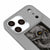 iPhone 17 Pro Max Skull Telefon Kılıfı - Renkli Silikon - Gri