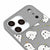 iPhone 17 Pro Cute Ghost Telefon Kılıfı - Renkli Silikon - Gri
