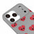 iPhone 17 Pro Max Heart Broken Telefon Kılıfı - Renkli Silikon - Gri