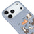 iPhone 17 Pro Max Cats Day Telefon Kılıfı - Renkli Silikon - Gri