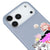 iPhone 17 Pro Anime Colage Telefon Kılıfı - Renkli Silikon - Gri