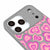 iPhone 17 Pro Max Pinky Hearts Telefon Kılıfı - Renkli Silikon - Gri