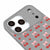 iPhone 17 Pro Cute Cherry Telefon Kılıfı - Renkli Silikon - Gri