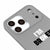 iPhone 17 Pro I am Broken Telefon Kılıfı - Renkli Silikon - Gri