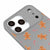 iPhone 17 Pro Gingerbread Man Telefon Kılıfı - Renkli Silikon - Gri