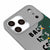 iPhone 17 Pro Max Christmas Tree Telefon Kılıfı - Renkli Silikon - Gri