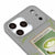 iPhone 17 Pro Matcha Latte Telefon Kılıfı - Renkli Silikon - Gri
