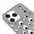 iPhone 17 Pro Max Onigiri Telefon Kılıfı - Renkli Silikon - Gri
