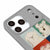 iPhone 17 Pro White Dog Telefon Kılıfı - Renkli Silikon - Gri