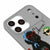 iPhone 17 Pro Max Love Ducks Telefon Kılıfı - Renkli Silikon - Gri