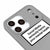 iPhone 17 Pro Max Social Media Telefon Kılıfı - Renkli Silikon - Gri