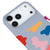 iPhone 17 Pro Max Colorful Dots Telefon Kılıfı - Renkli Silikon - Gri