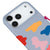 iPhone 17 Pro Colorful Dots Telefon Kılıfı - Renkli Silikon - Gri